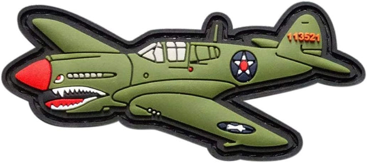 PARCHE avión de combate Curtiss P-40 8.5X4CM