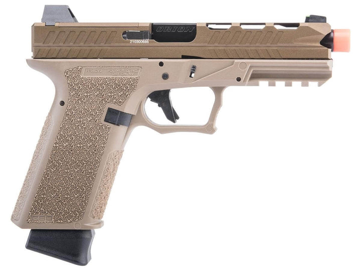 PISTOLA Poseidon Orion Combat Gas Blowback TAN FULL AUTO