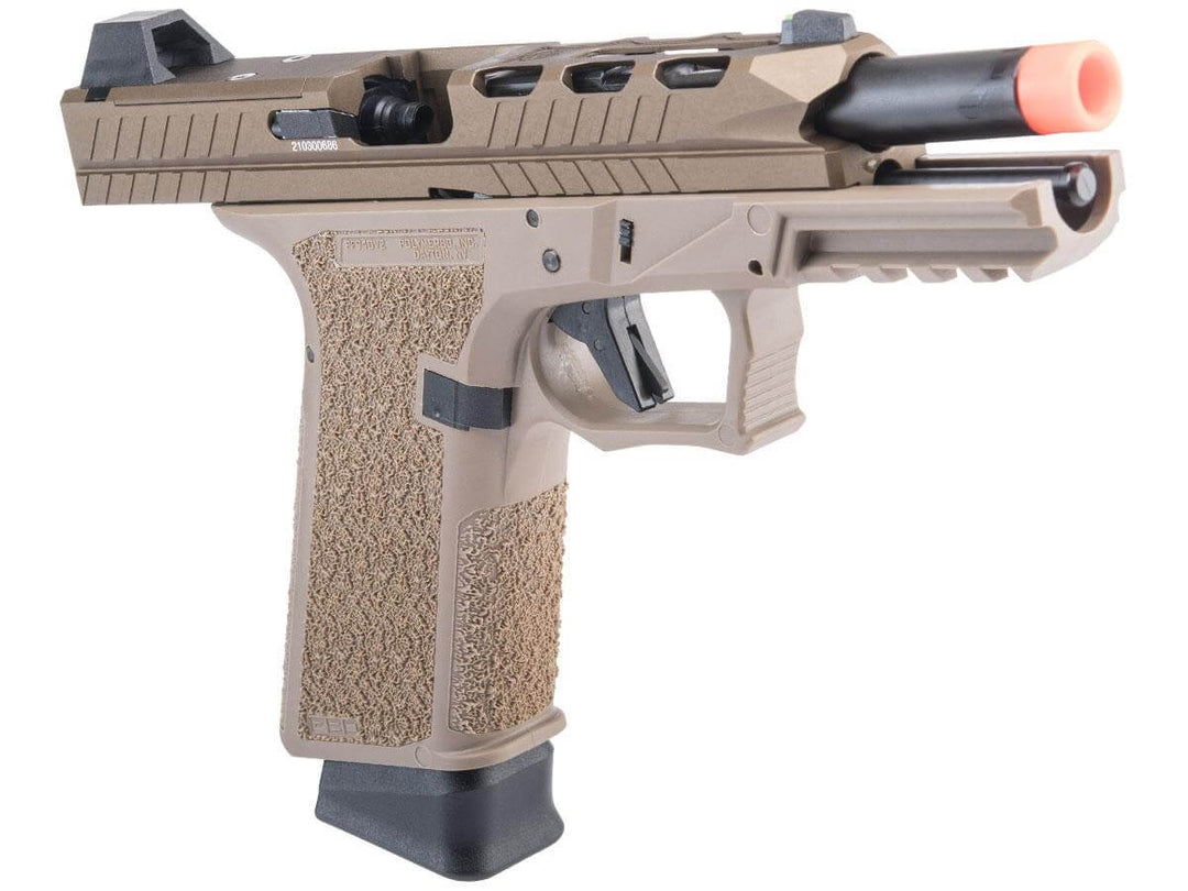 PISTOLA Poseidon Orion Combat Gas Blowback TAN FULL AUTO