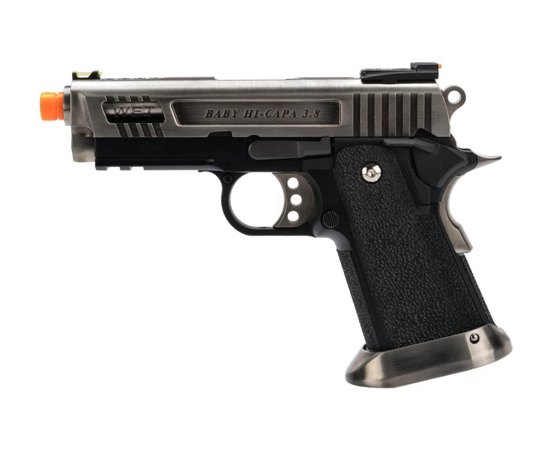 PISTOLA WE-Tech Hi-Capa 3.8 Velociraptor BLOWBACK Green Gas