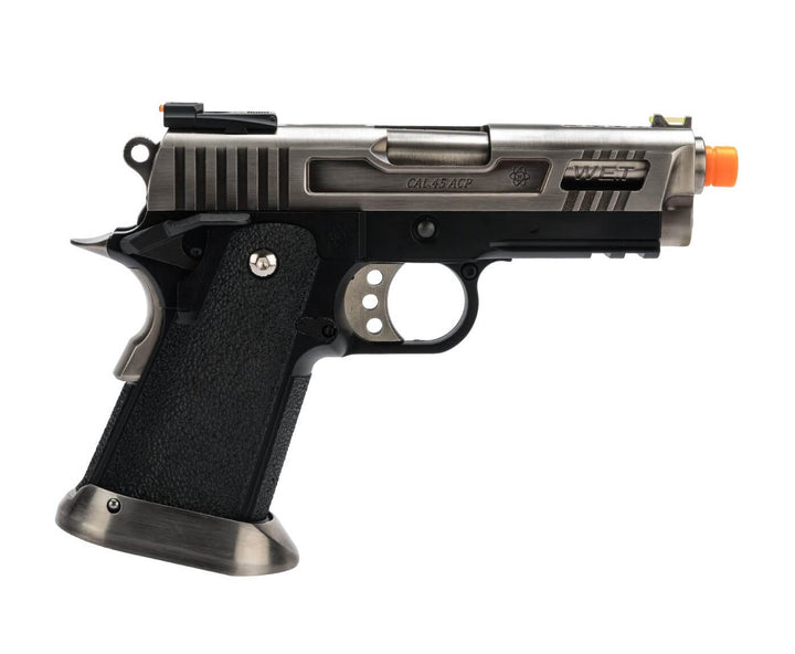 PISTOLA WE-Tech Hi-Capa 3.8 Velociraptor BLOWBACK Green Gas
