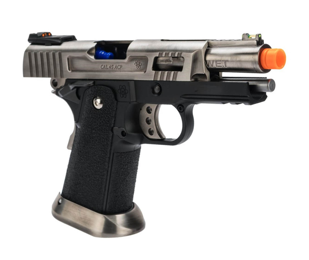 PISTOLA WE-Tech Hi-Capa 3.8 Velociraptor BLOWBACK Green Gas