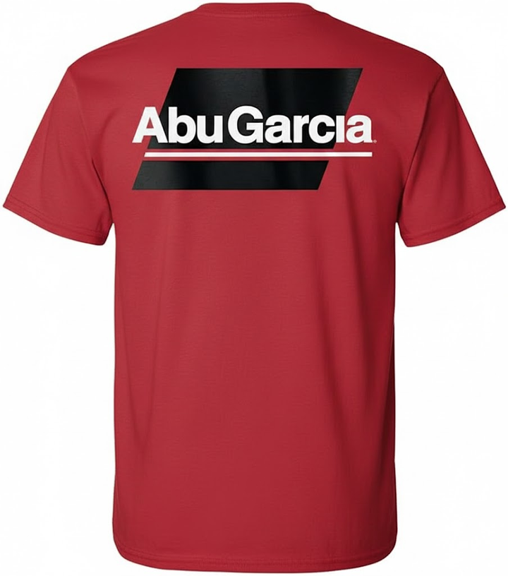 PLAYERA ABU GARCIA ROJA MANGA CORTA