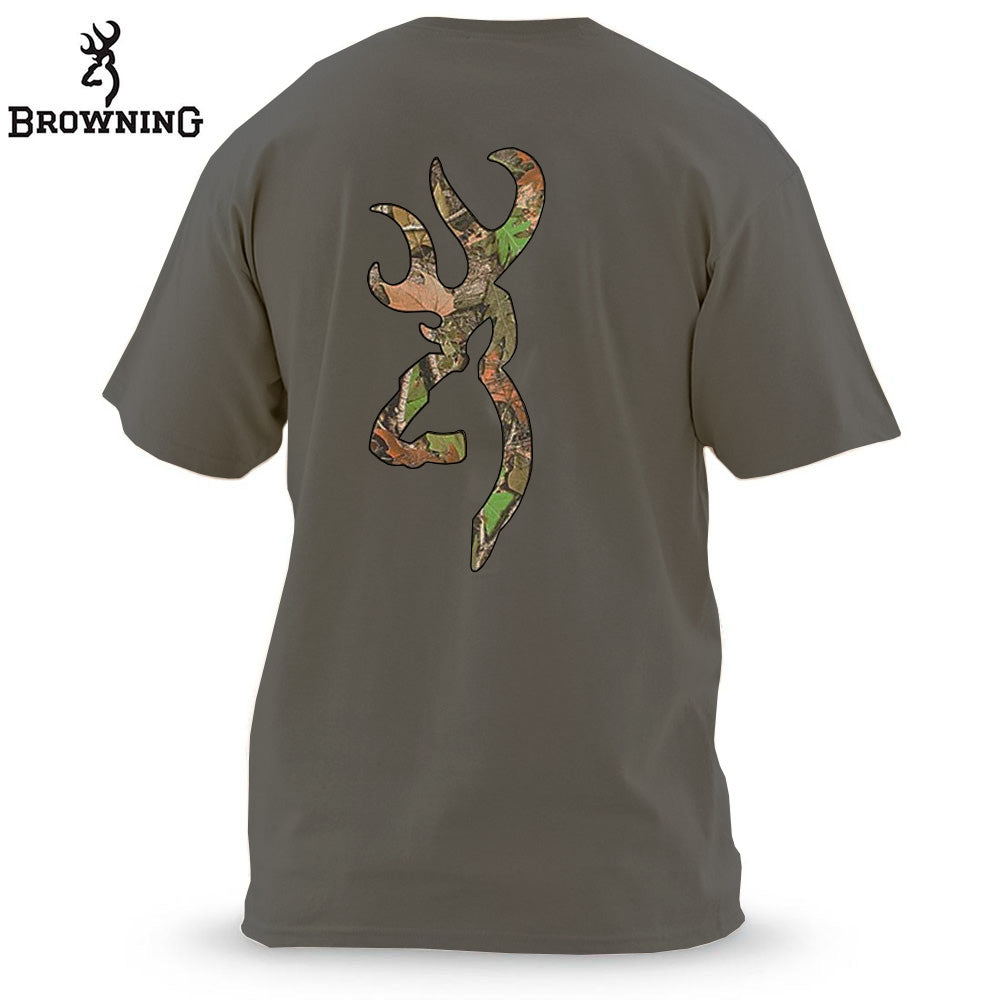 PLAYERA BROWNING Mossy Oak Chestnut