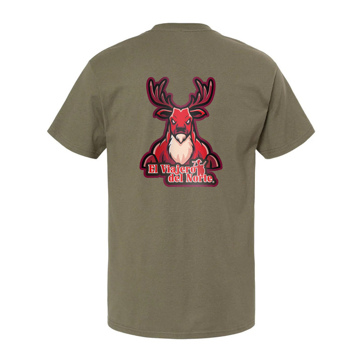 PLAYERA VENADO VERDE OLIVO