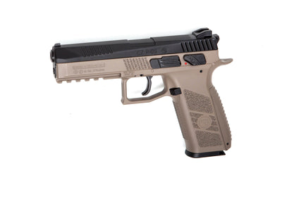 Pistola CO2 CZ P-09 Bitono FDE 492 fps cal 4.5mm retroceso ASG DIABOLOS Y MUNICIONES