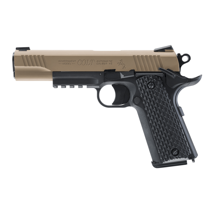 Pistola COLT M45 CQBP BLOWBACK Calibre 177 (4.5mm) CO2