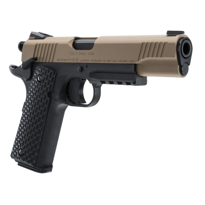 Pistola COLT M45 CQBP BLOWBACK Calibre 177 (4.5mm) CO2