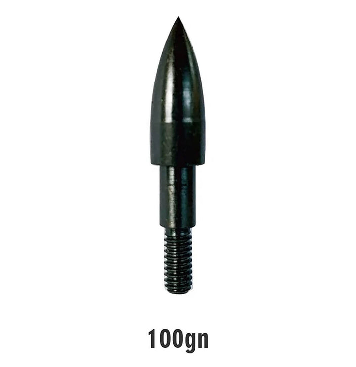 Puntas Para Flecha de Carbon con 12 Piezas calibre 5/16 100 granos PICO REDONDEADO