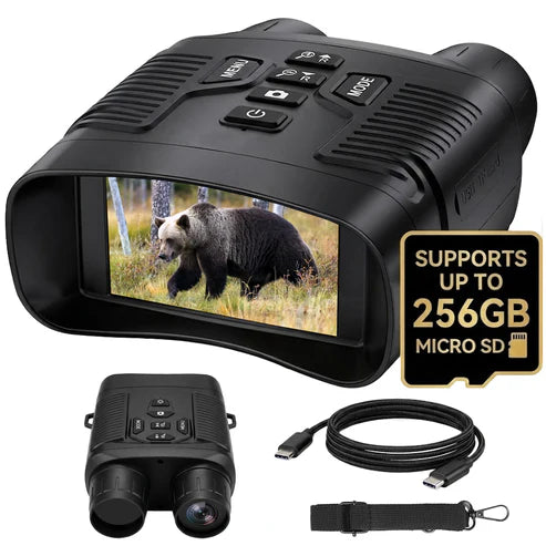 BINOCULARES DE VISION NOCTURNA Rtek 4K DE 36 MP con pantalla HD de 3.0"