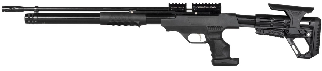 Rifle Kral PCP Rambo S Black Calibre 6.35mm (.25)