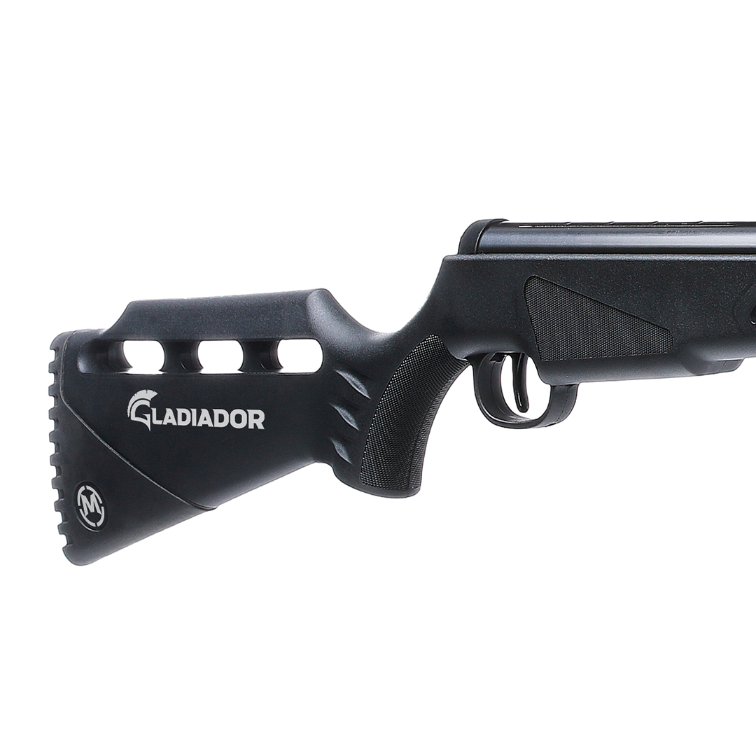 RIFLE MENDOZA Gladiador NEGRO CALIBRE 22 (5.5mm) con mira 4x32