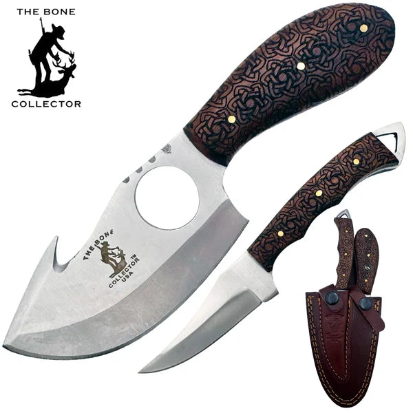 Set de 2 Cuchillos de Caza Bone Collector 7" ROSEWOOD