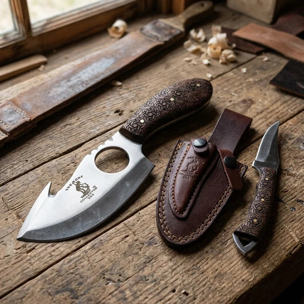 Set de 2 Cuchillos de Caza Bone Collector 7" ROSEWOOD