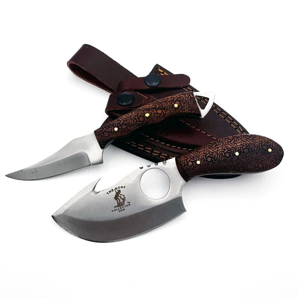 Set de 2 Cuchillos de Caza Bone Collector 7" ROSEWOOD