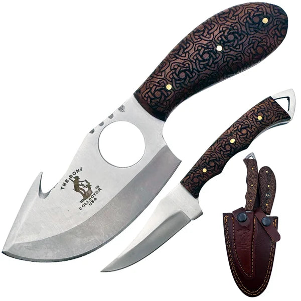 Set de 2 Cuchillos de Caza Bone Collector 7" ROSEWOOD