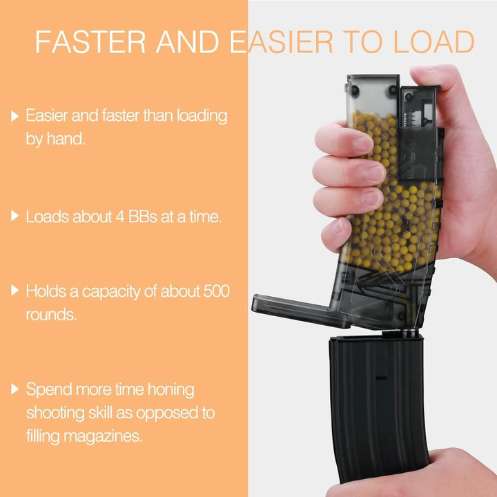Speed Loader para AIRSFOT Ludex Capacidad 500 tiros