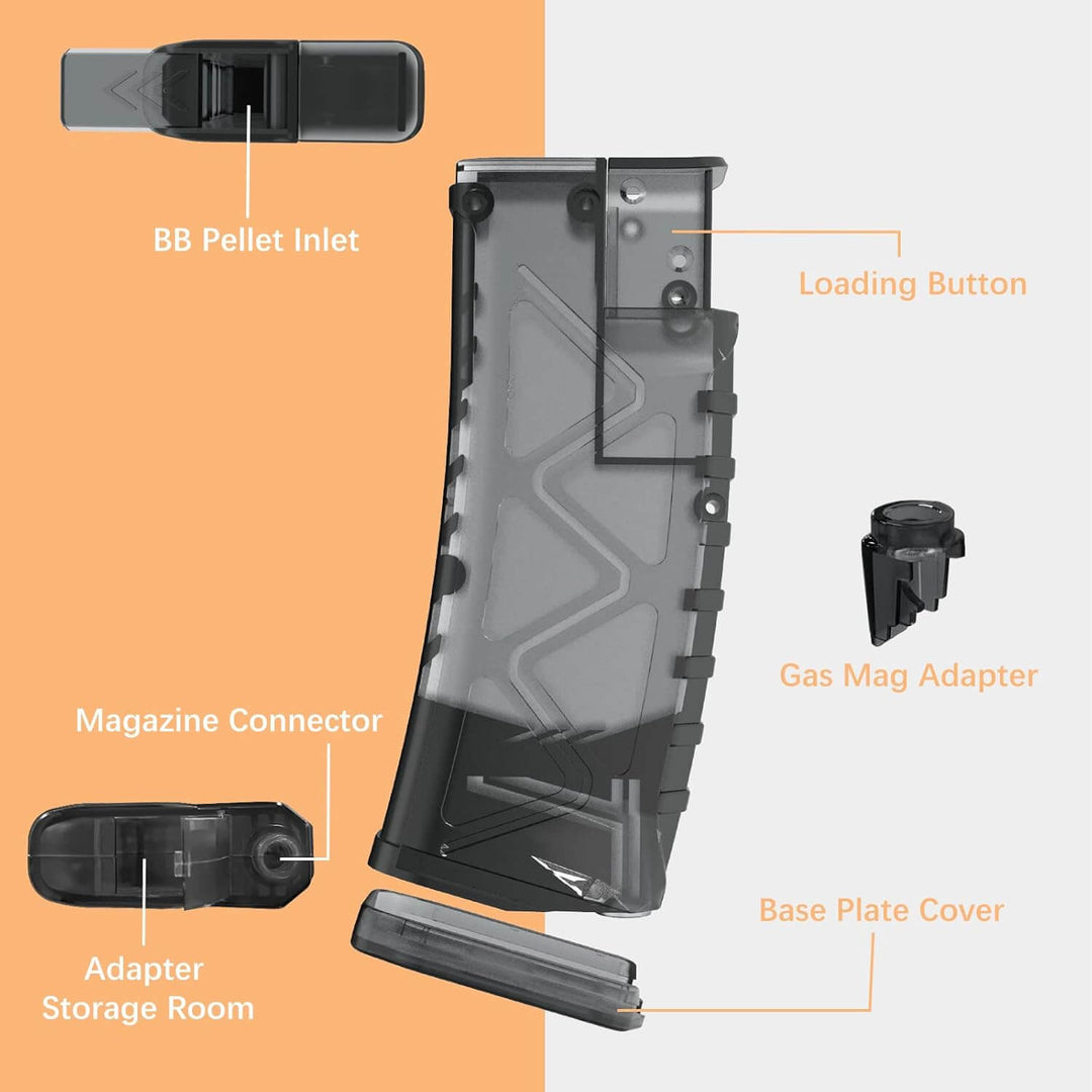 Speed Loader para AIRSFOT Ludex Capacidad 500 tiros