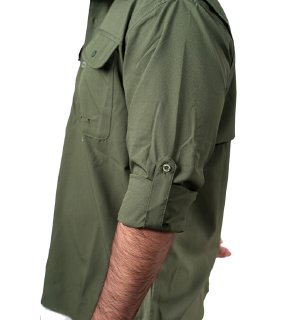 CAMISA TAU SUECA FISHING MANGA LARGA VERDE