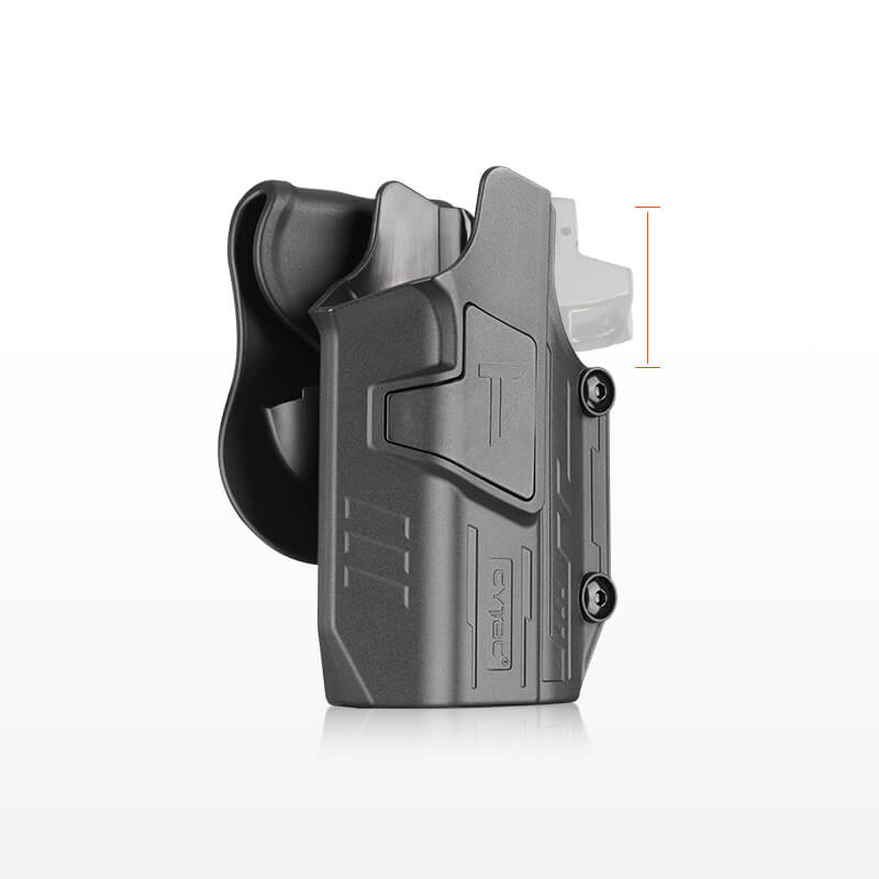 FUNDA CYTAC OWB Universal admite laser o linterna en el cañon
