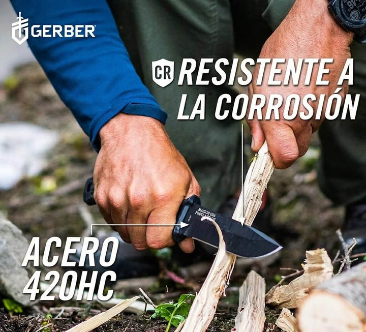 CUCHILLO STRONG ARM GERBER PLAIN EDGE COYOTE