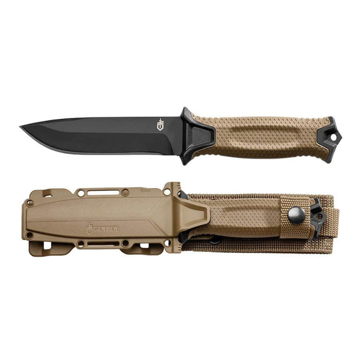 CUCHILLO STRONG ARM GERBER PLAIN EDGE COYOTE