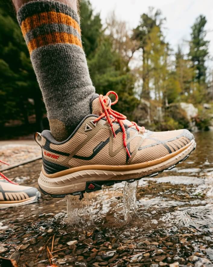 TENIS AWW MAUNA HIKER WATER PROOF TAN/DARK GREY/ORANGE