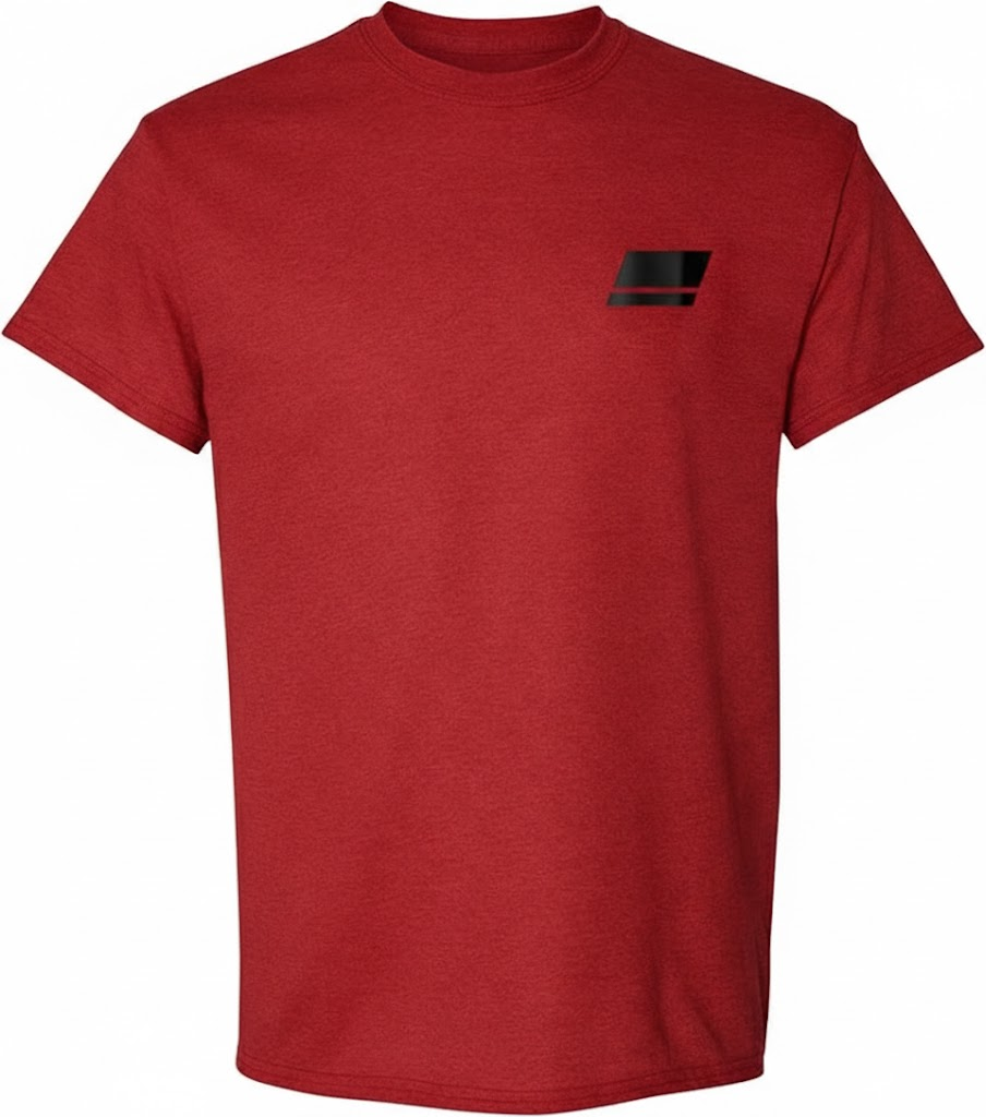 PLAYERA ABU GARCIA ROJA MANGA CORTA