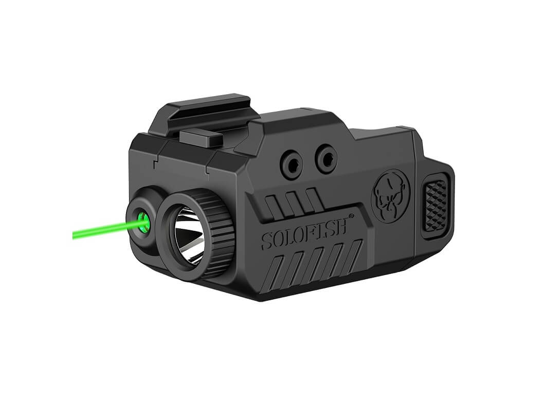 Laser verde Linterna SOLOFISH 450 lumens para Arma corta y larga