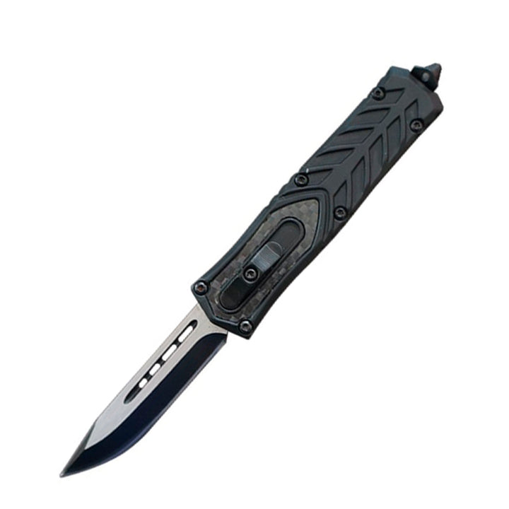 NAVAJA Starship Invader OTF Knife Carbon Fiber Insert Clip Point