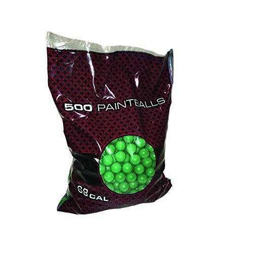 PINTURA GI SPORTZ COMBAT CAL .68 YELLOW FILL GREEN SHELL BOLSA CON 500
