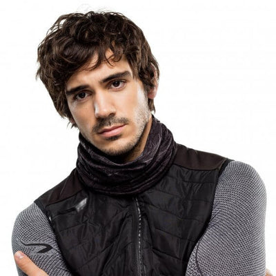 BUFF CUBRE CUELLO EMBERS BLACK DE MICROFIBRA