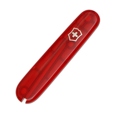 CACHAS ROJAS TRANSPARENTE para Swiss Champ FRENTE y TRASERA