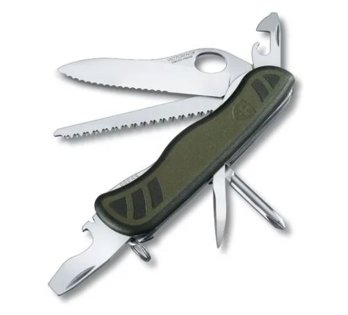 NAVAJA SOLDADO 2008 Green Olive/Black 10 Funciones 111mm Victorinox