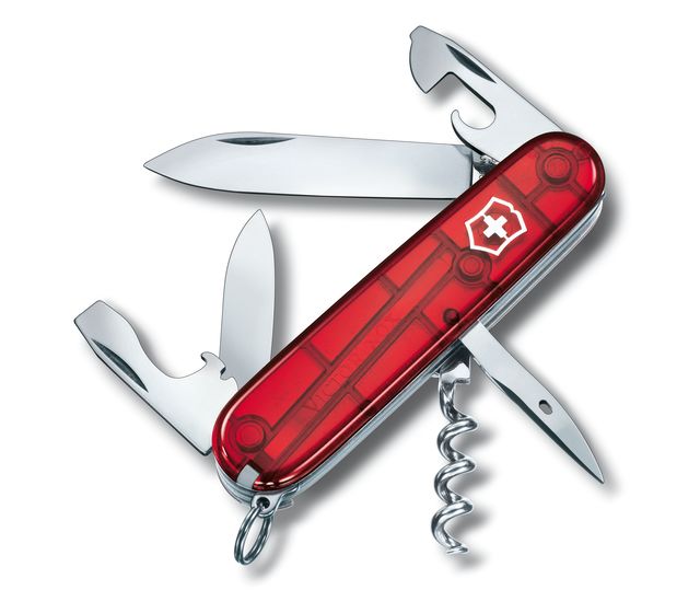 HERRAMIENTA SPARTAN 12usos ROJA TRANSPARENTE