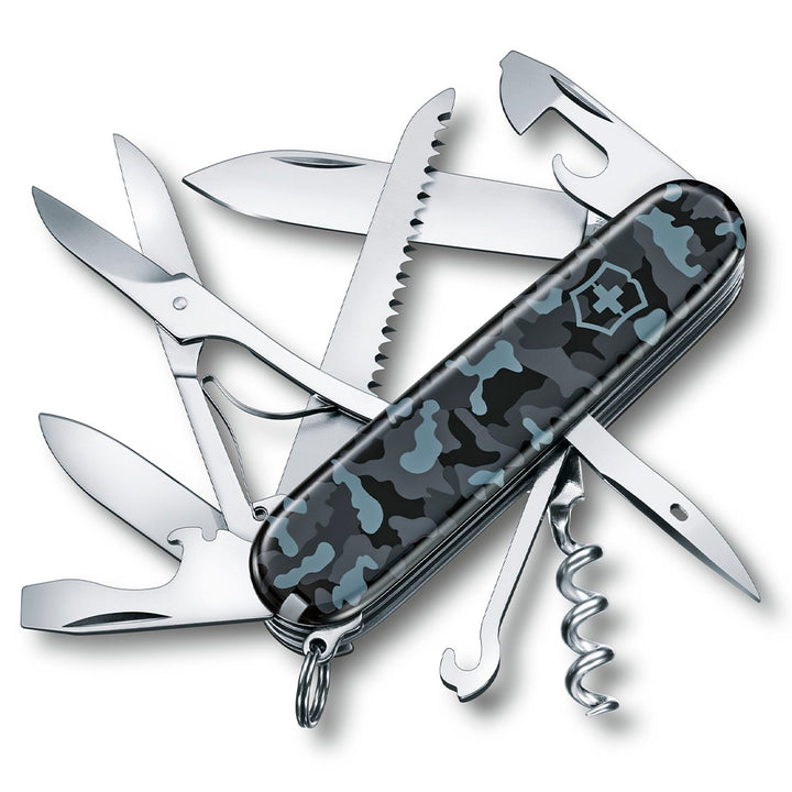 NAVAJA Huntsman Camouflaje Marina 15 FUNCIONES 91mm VICTORINOX