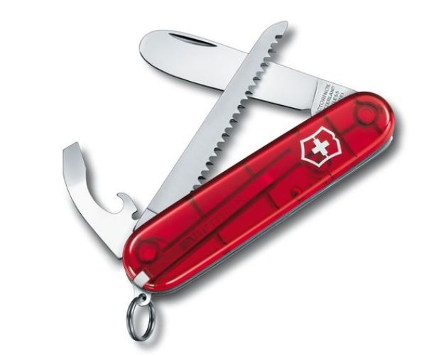 MY FIRST VICTORINOX H 84mm ROJO TRANSPARENTE