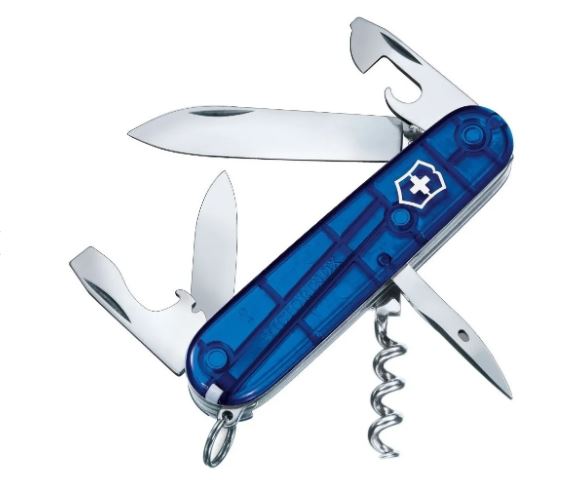 NAVAJA SPARTAN 12usos AZUL TRANSPARENTE