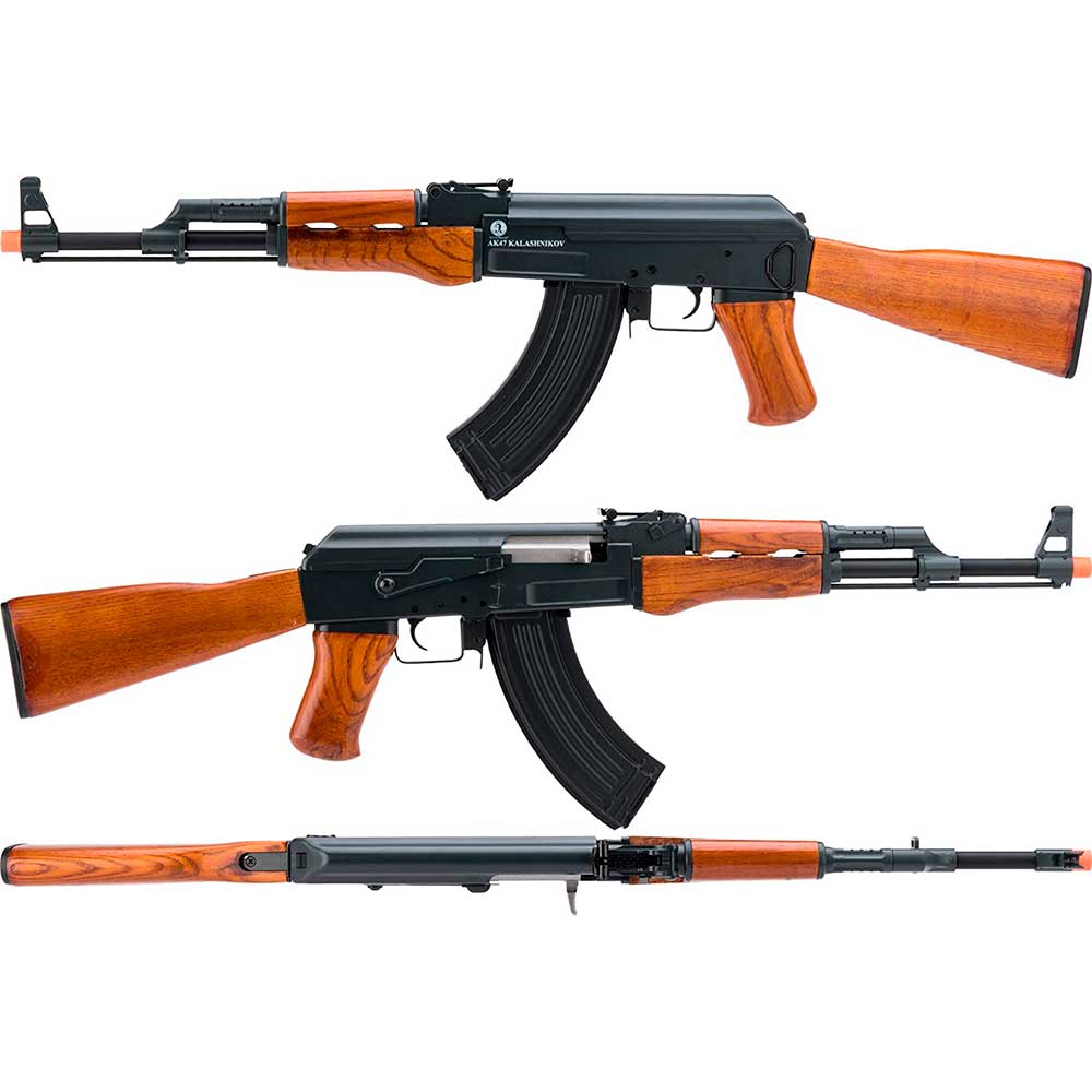  Soft Air Kalishnikov Tactical AK47 rifle de aire comprimido  electrónico : Deportes y Actividades al Aire Libre