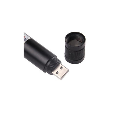 APUNTADOR LASER VERDE 40mW Recargable USB con tapa de figura