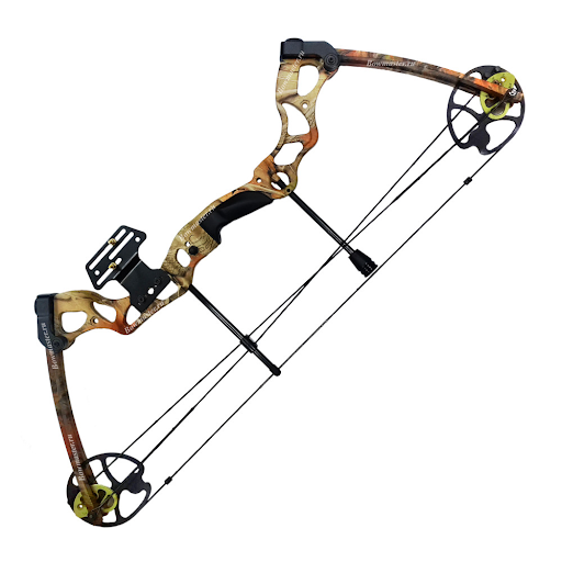 MANKUNG ARCO 70LBS DE POLEAS COMPUESTO 26" A 32" MK-CB75GODC - El Viajero del Norte