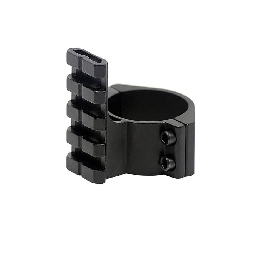 Abrazadera con adaptador para mira 1" y 30mm con riel Picatinny Weaver