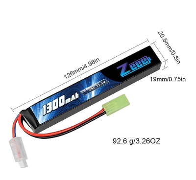 Bateria Lipo 3S 11.1V 25C 1300mAh Airsoft