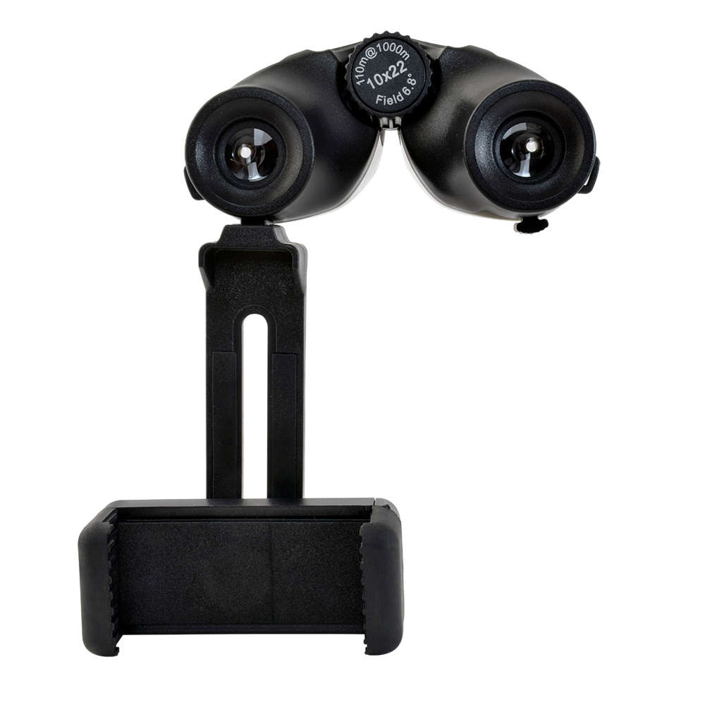 Binocular compacto tipo porro 10 x 22 mm blanco