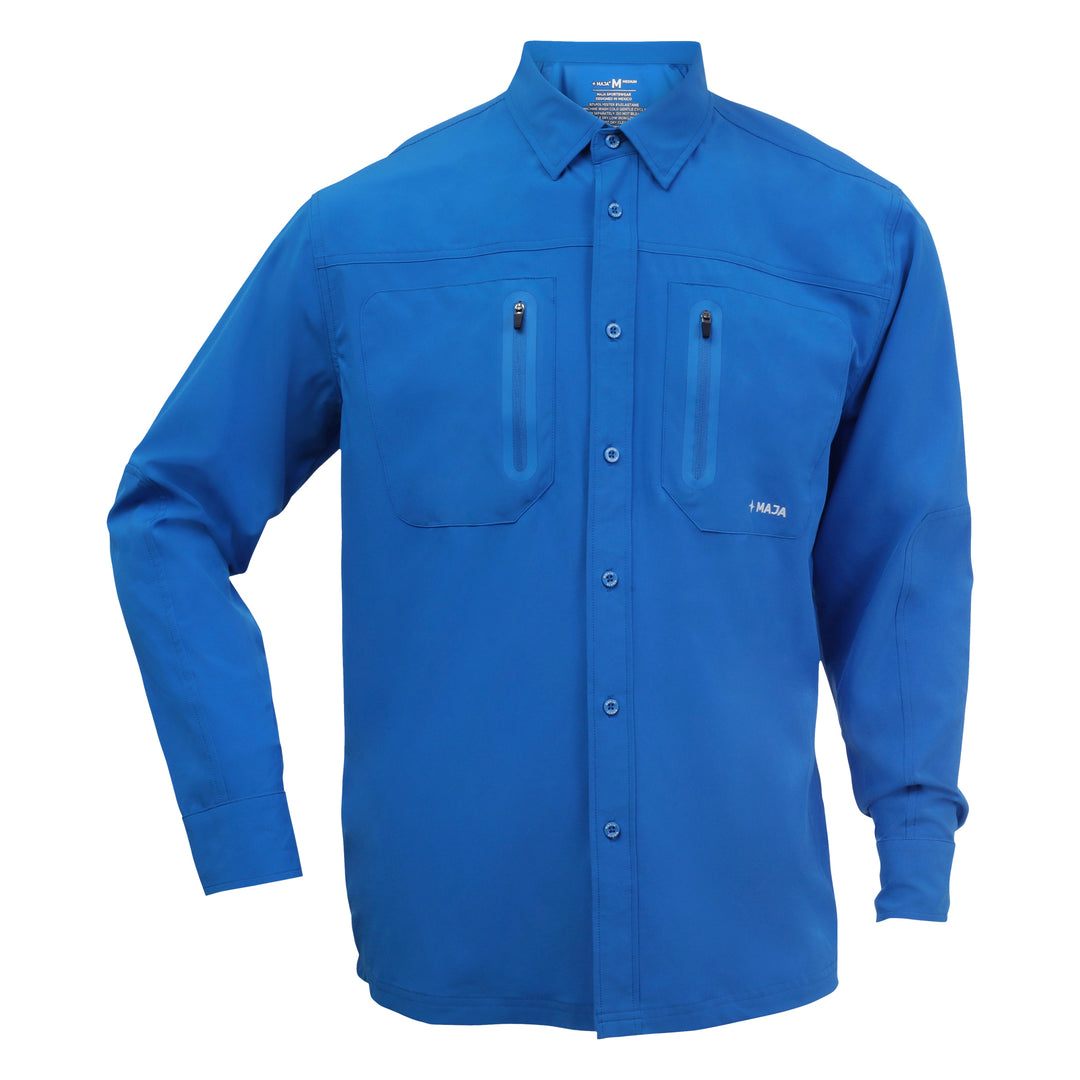 CAMISA NAVEGANTE ML AZUL