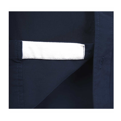 CAMISA NAVEGANTE ML AZUL CON NEGRO
