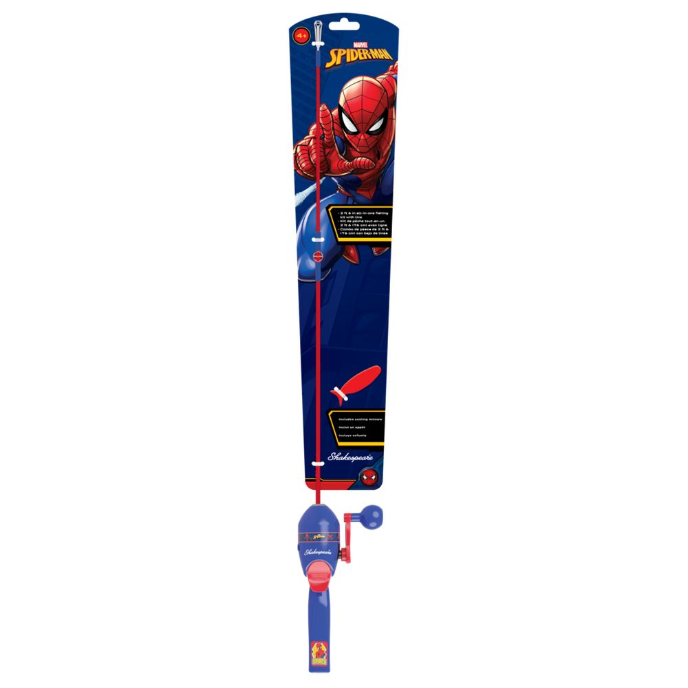 CAÑA COMBO SHAKESPEARE SPIDERMAN KIT MEDIUM  2'6"