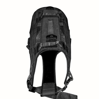 CHALECO TACTICO PARA PERRO PECHERA K9 NEGRO
