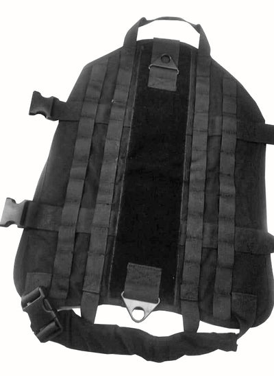 CHALECO TACTICO PARA PERRO PECHERA K9 NEGRO