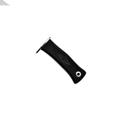 CUCHILLO DE CAZA MUELA H 16 CM MANGO GOMA FUNDA PIEL 21733-G